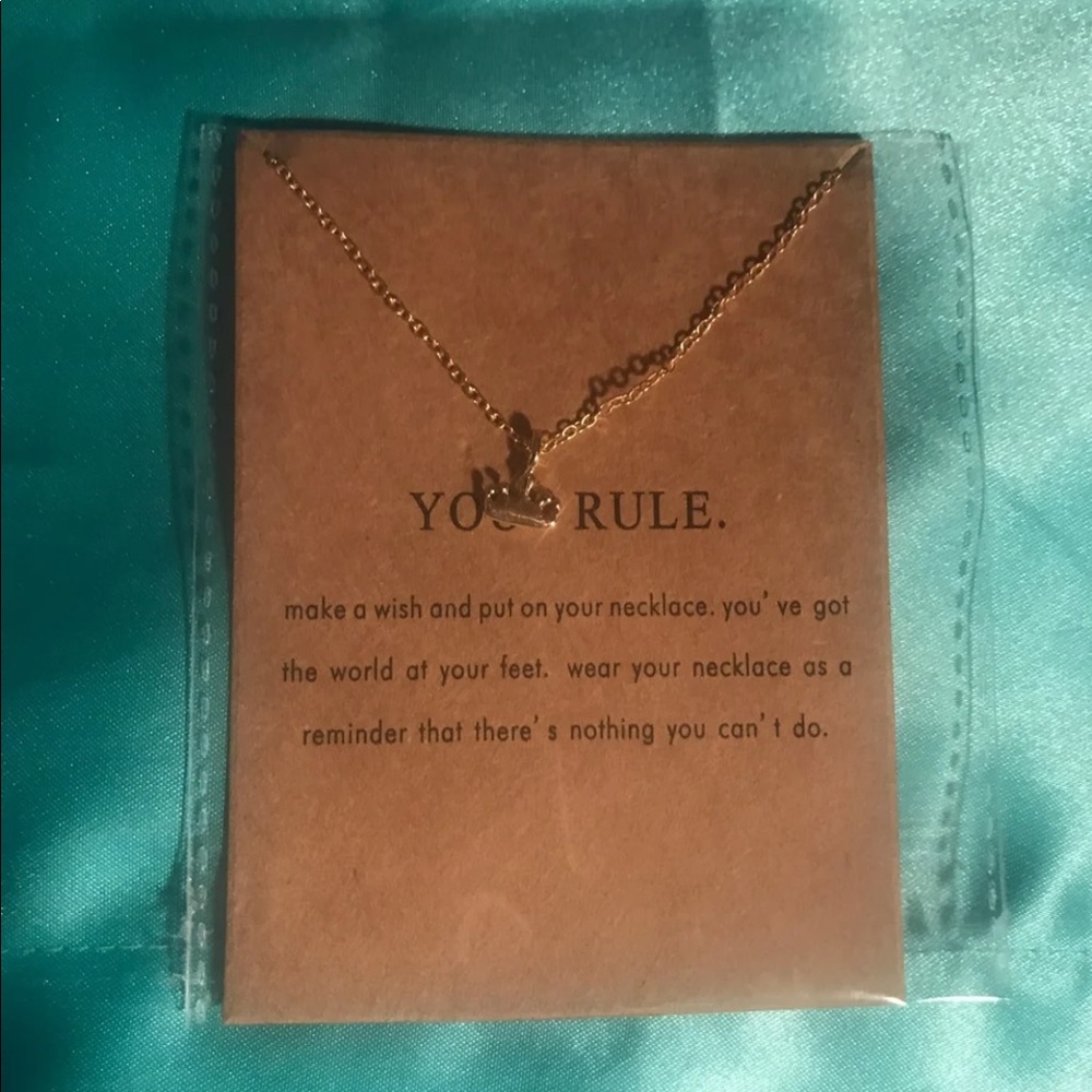 You rule, Princess Pendant. Rose gold with card